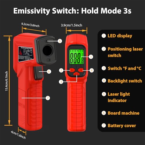 Infrared Thermometer Gun
