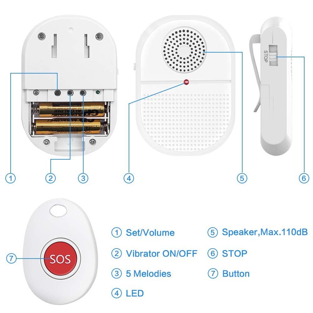 Wireless Caregiver Pager