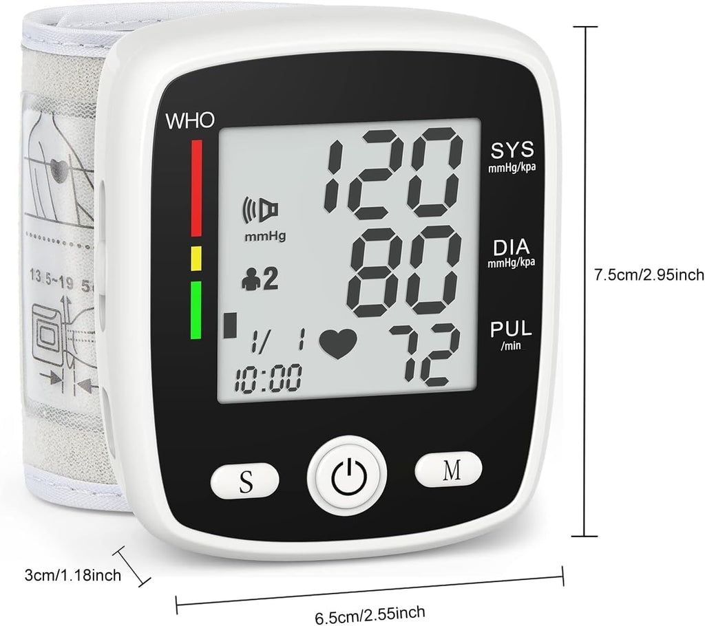 Digital Wrist Blood Pressure Monitor