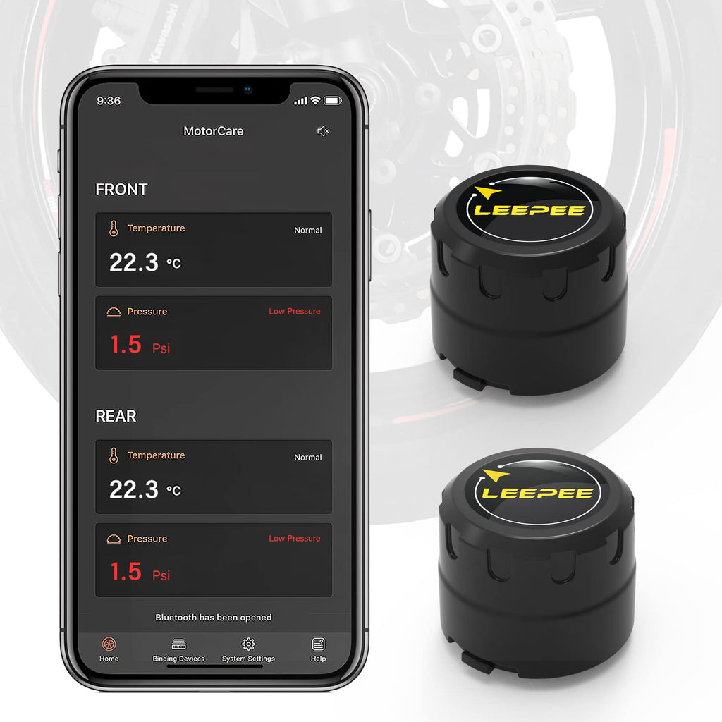Motorcycle Tire Pressure Monitoring System