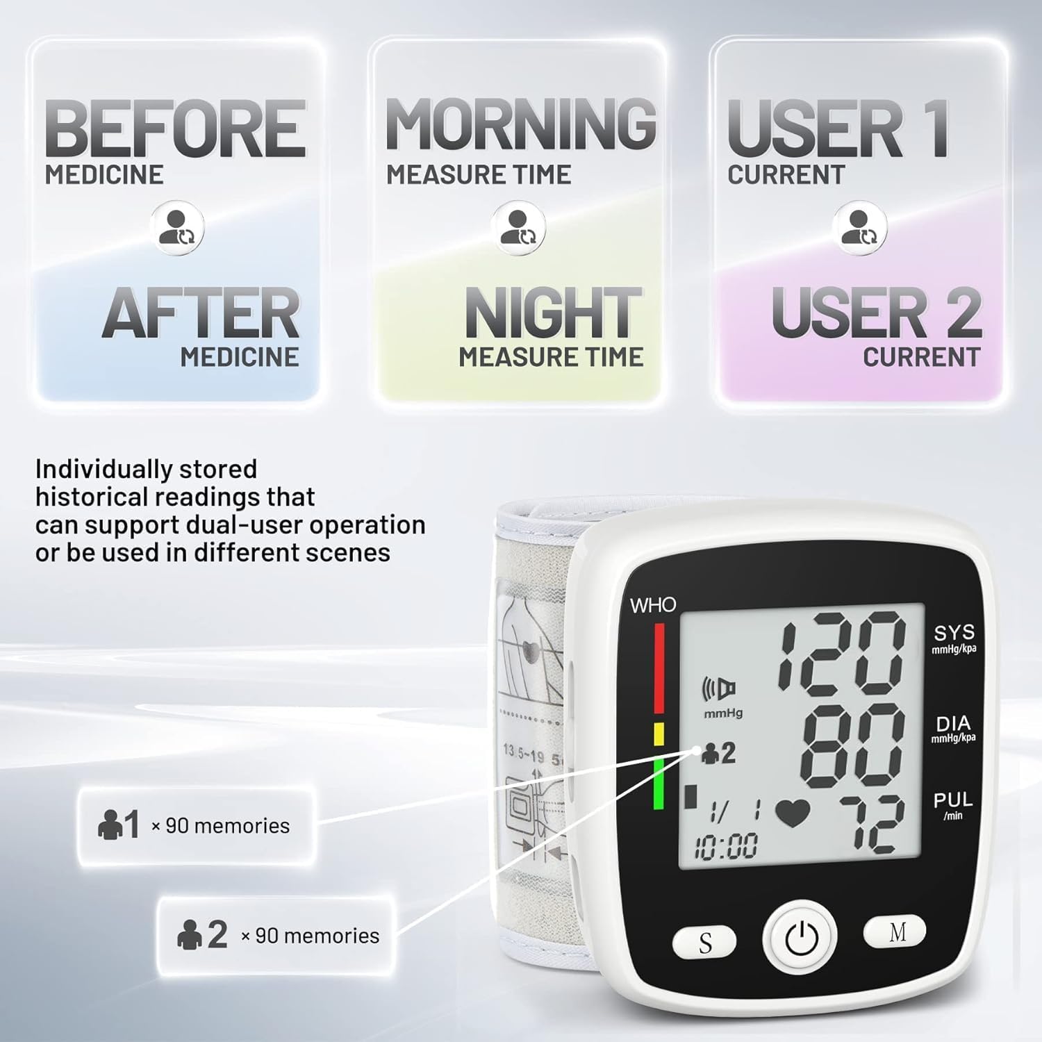Digital Wrist Blood Pressure Monitor