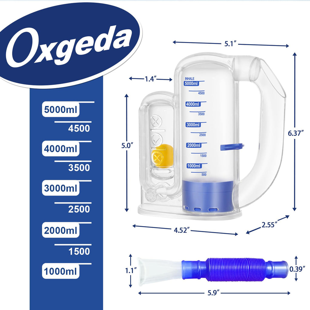 Breathing Device, 5000ml Capacity