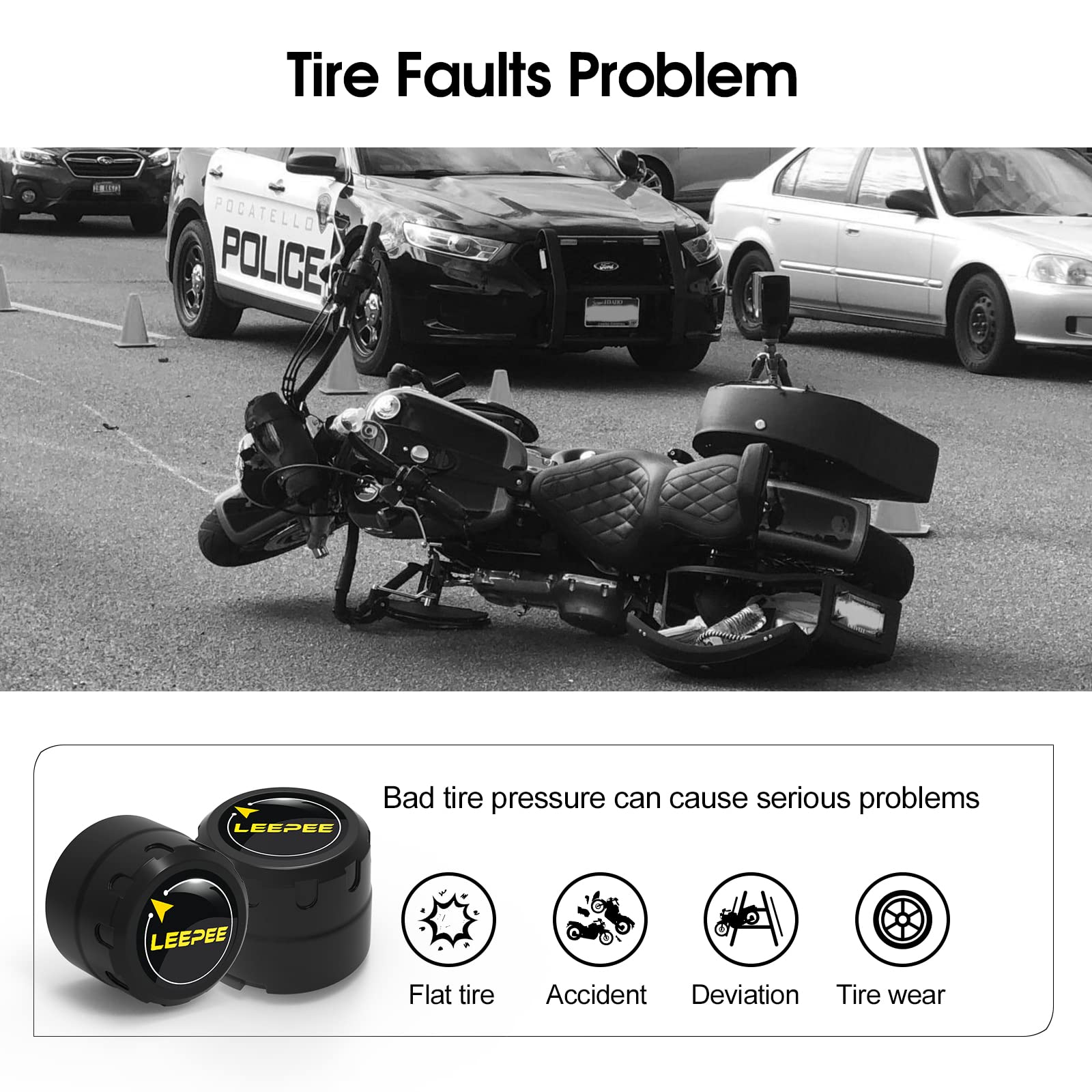 Motorcycle Tire Pressure Monitoring System