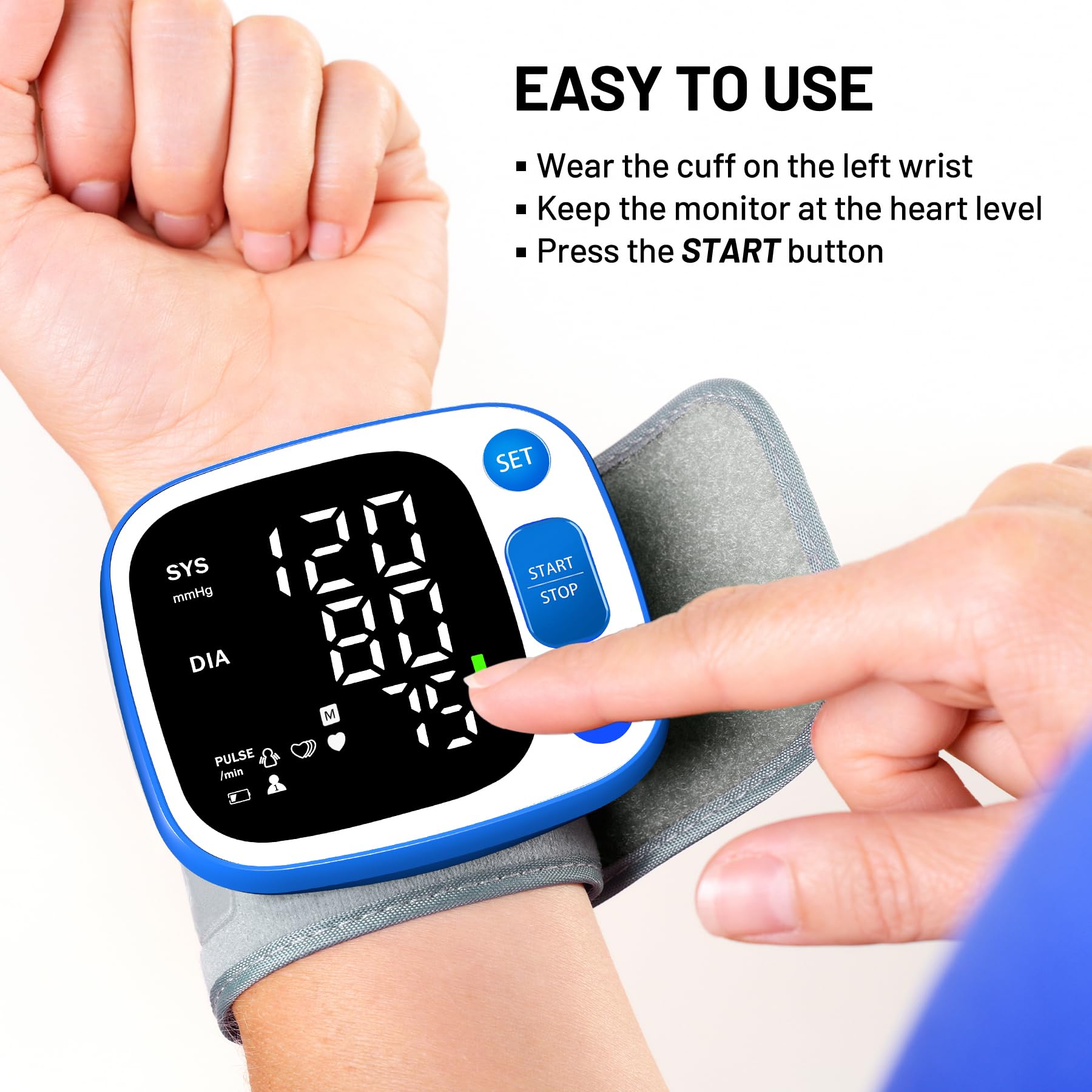 Wrist Blood Pressure Monitor