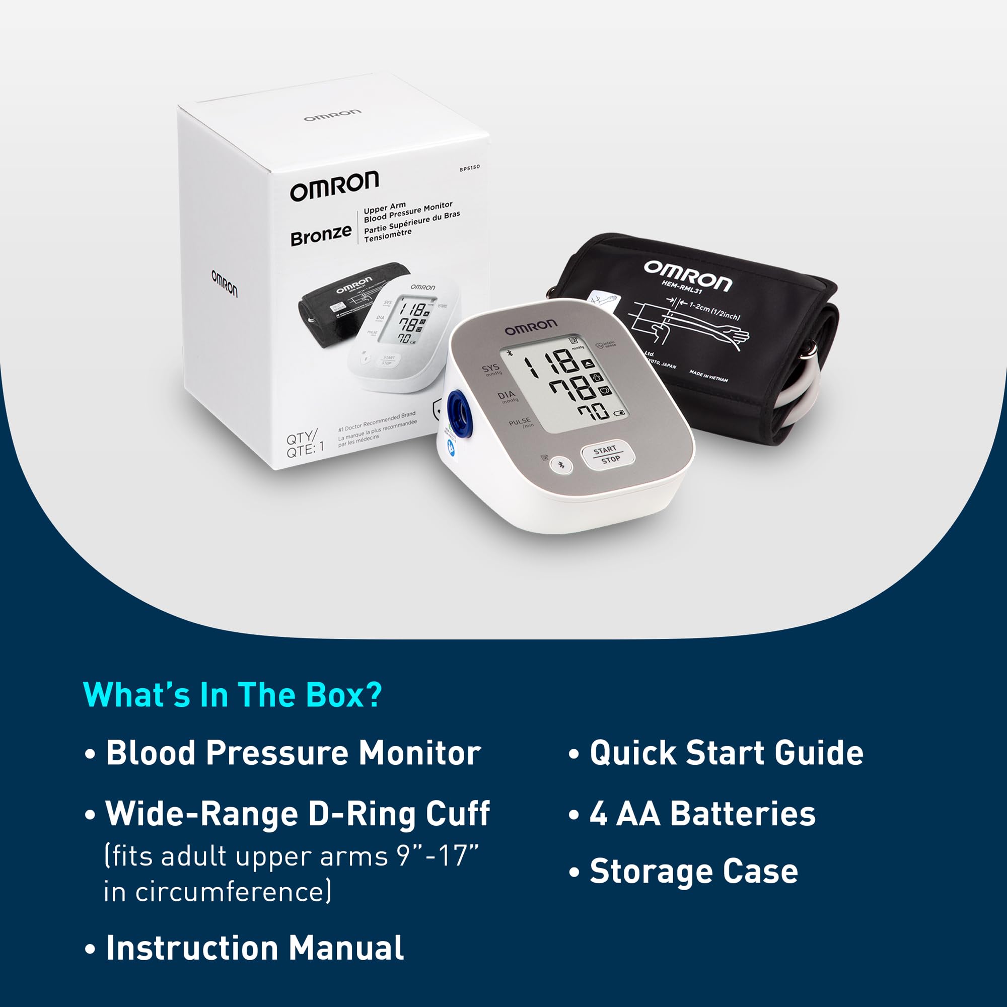 OMRON Bronze Blood Pressure Monitor