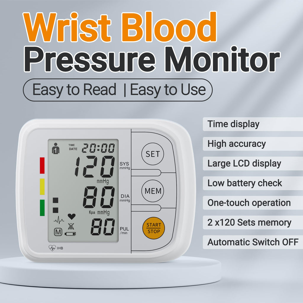 Wrist Blood Pressure Monitor