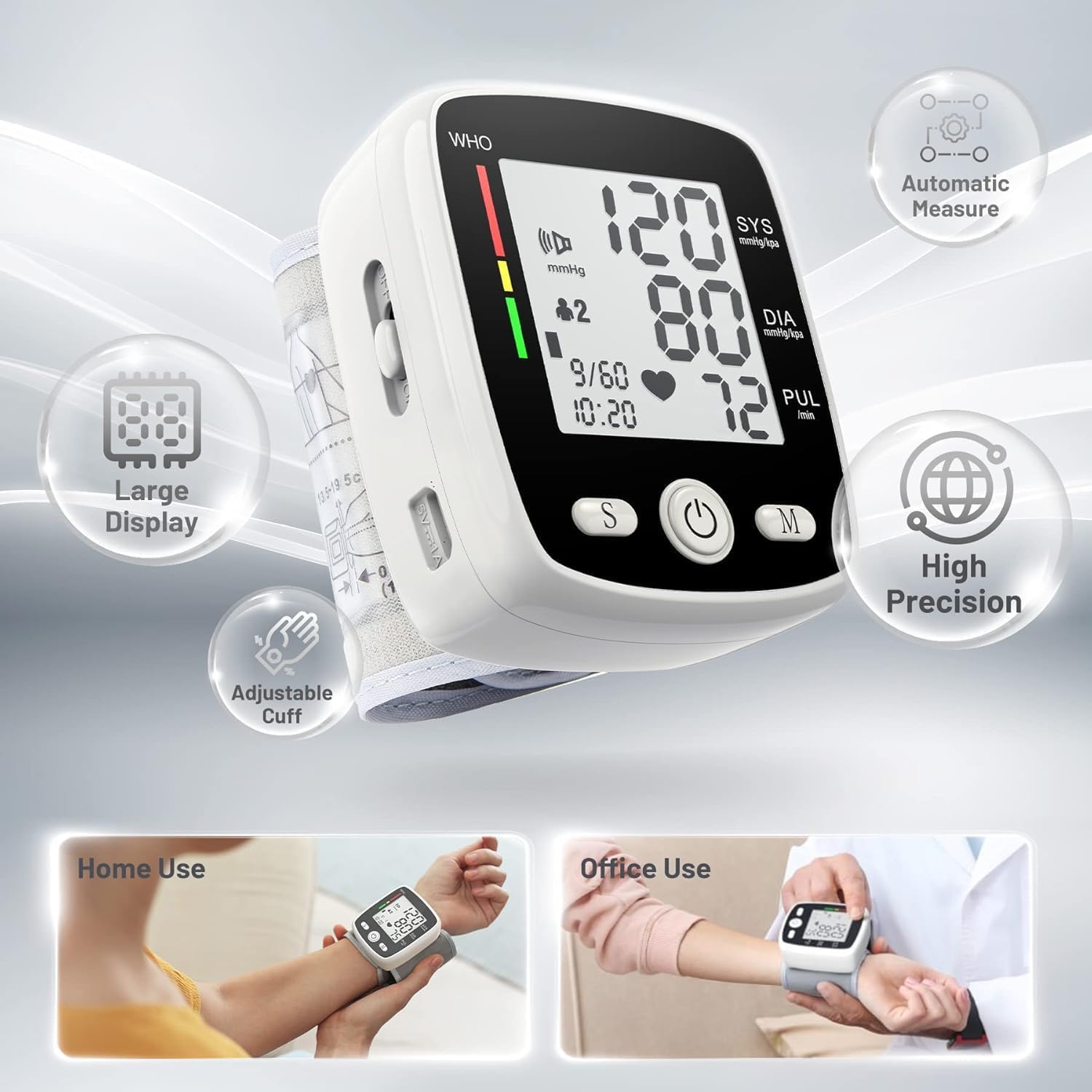 Digital Wrist Blood Pressure Monitor