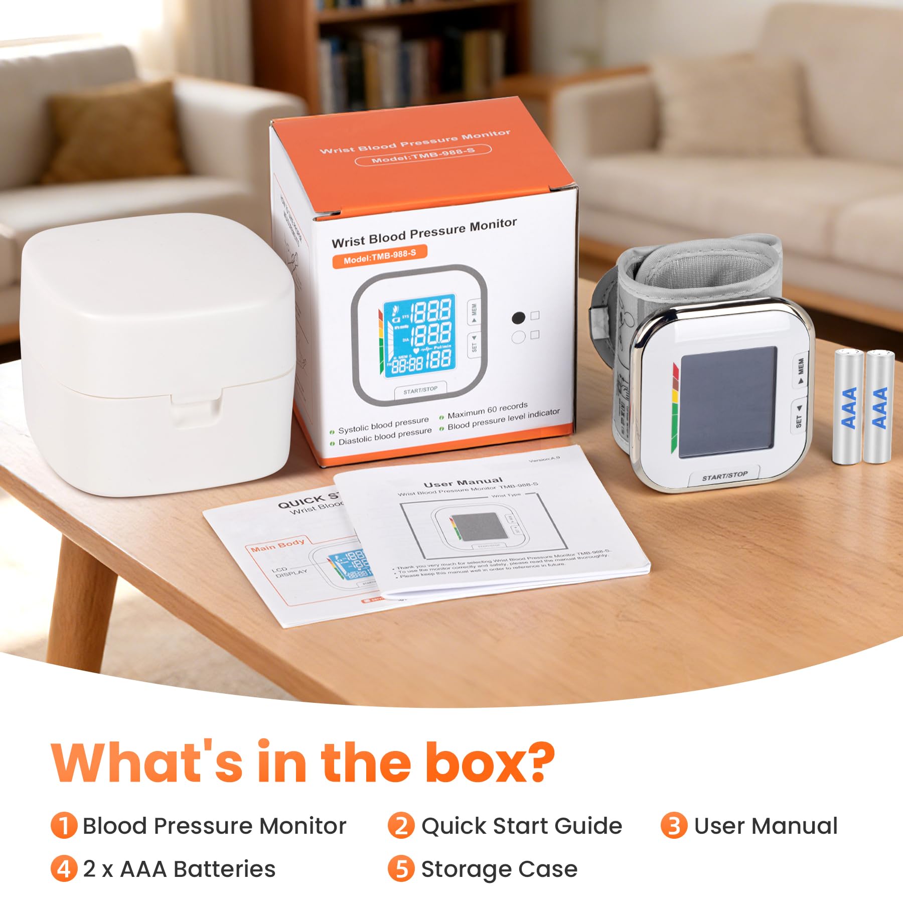 Wrist Blood Pressure Monitor