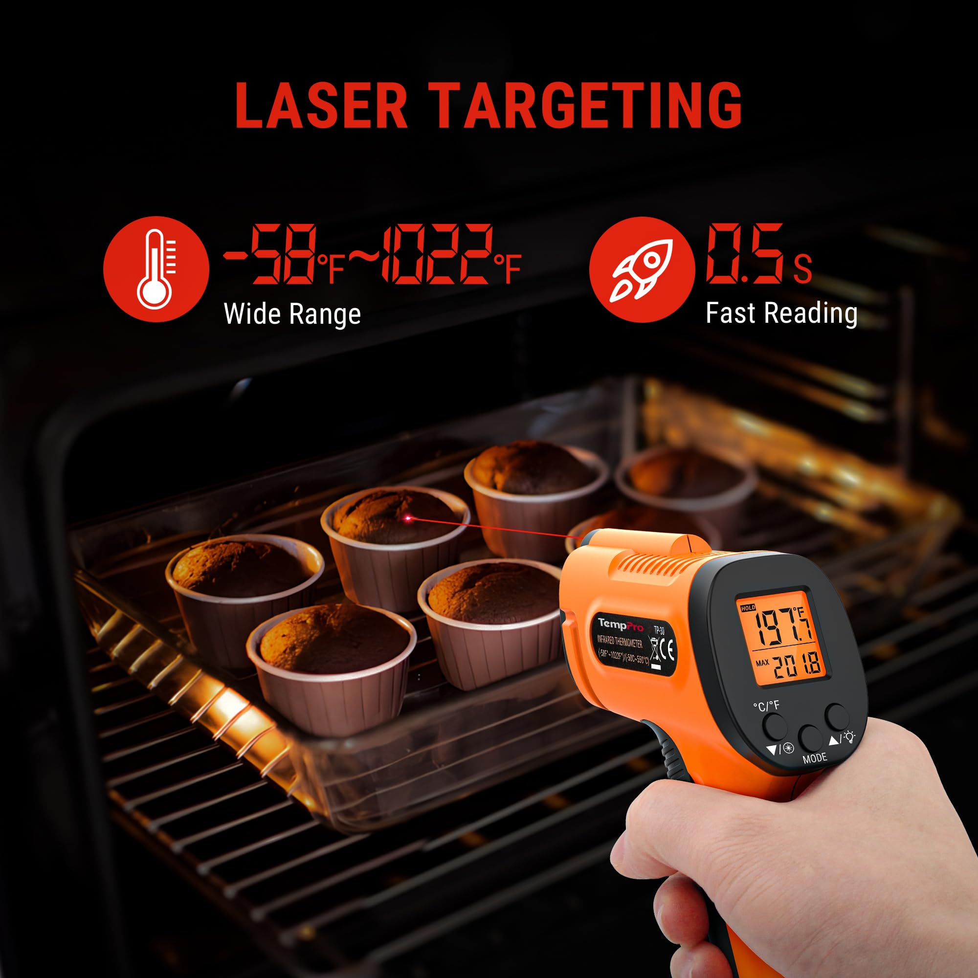 Infrared Thermometer Gun