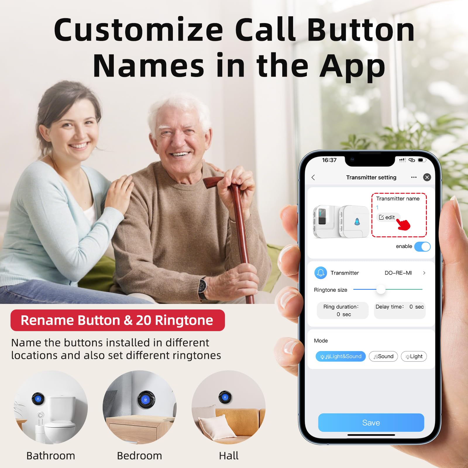 WiFi Caregiver Alert System