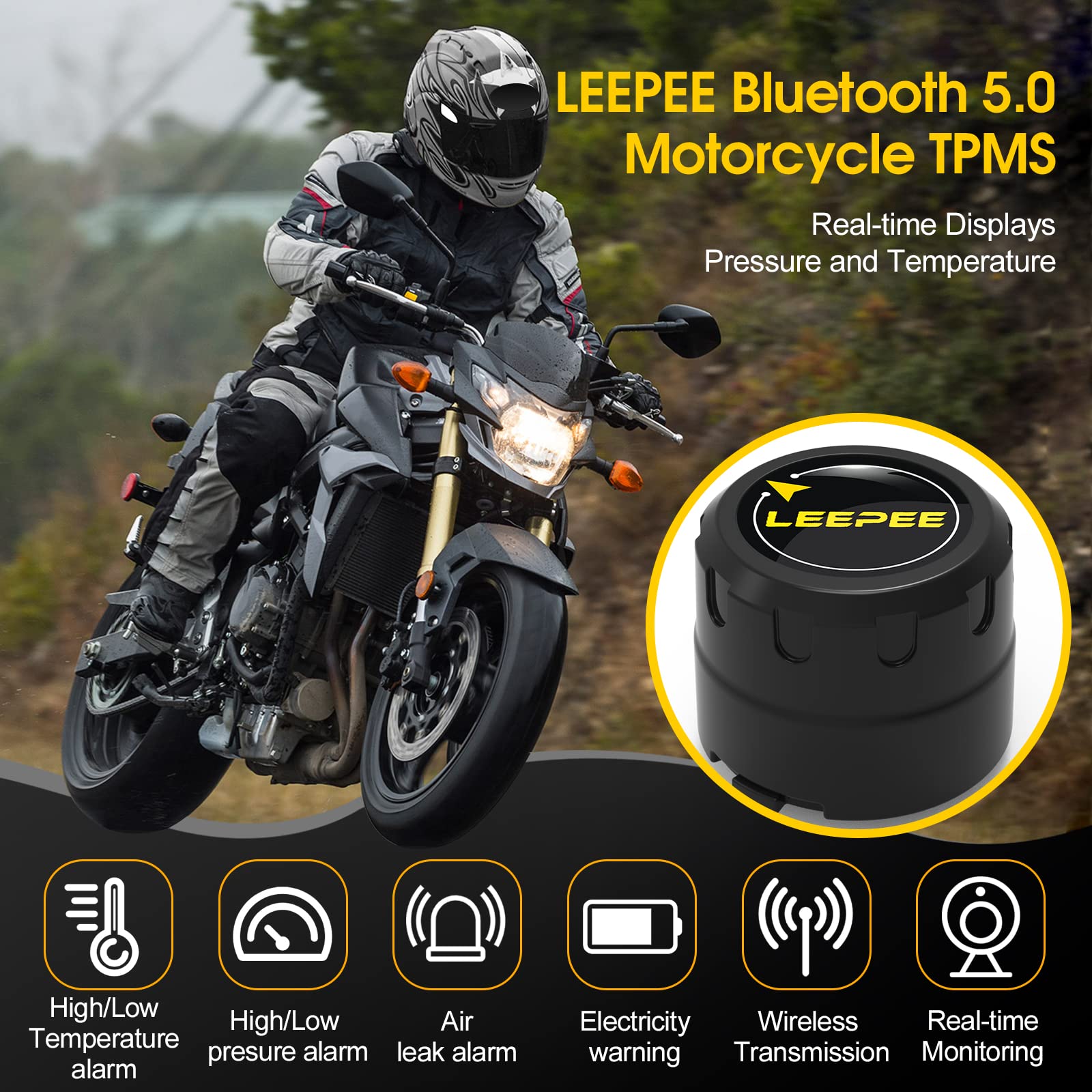 Motorcycle Tire Pressure Monitoring System
