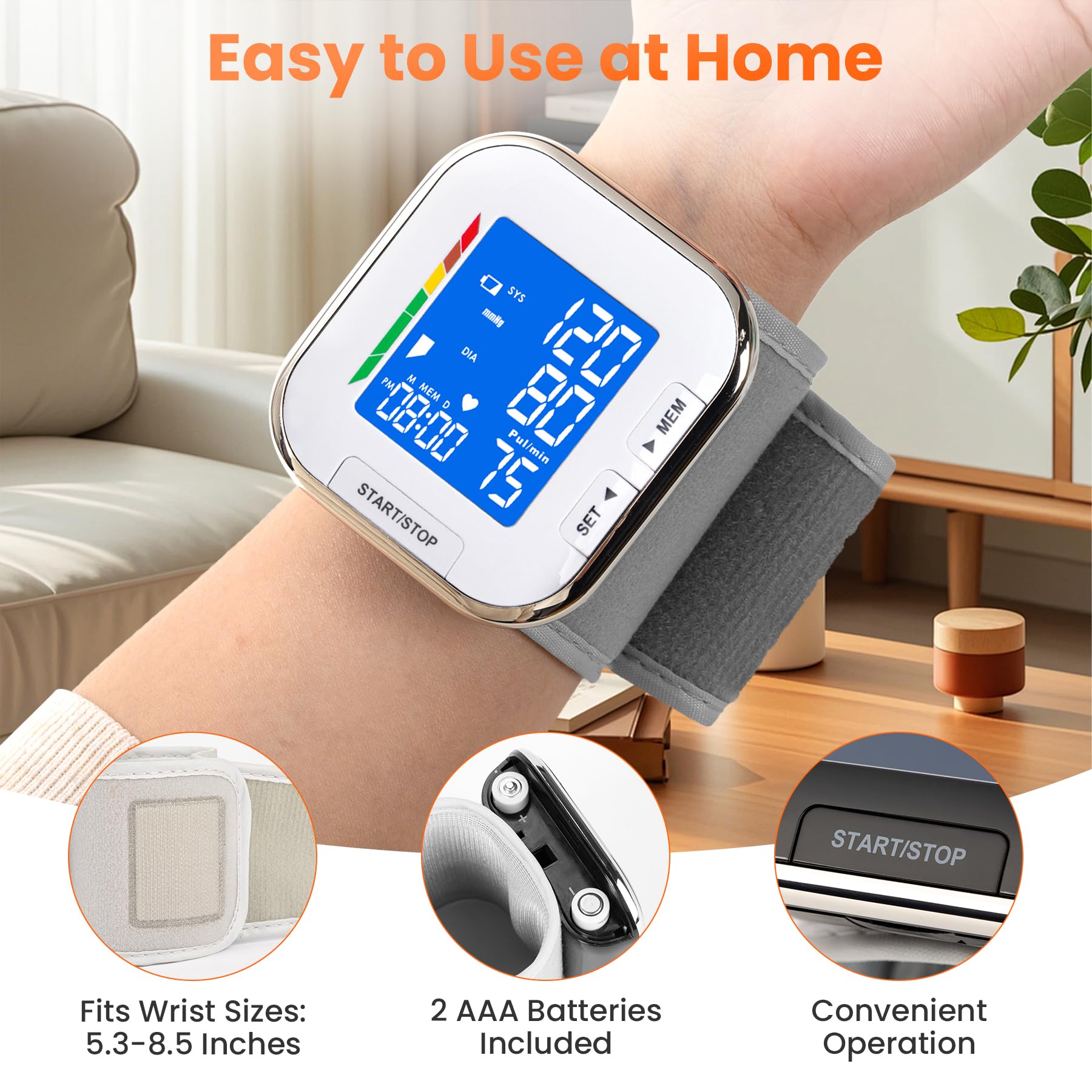Wrist Blood Pressure Monitor