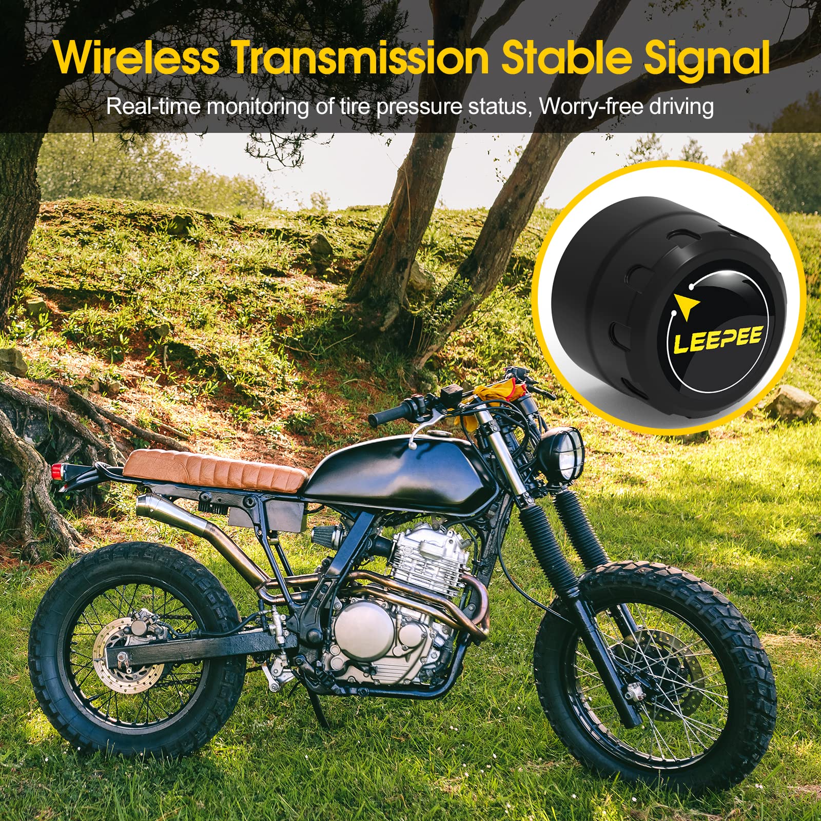 Motorcycle Tire Pressure Monitoring System